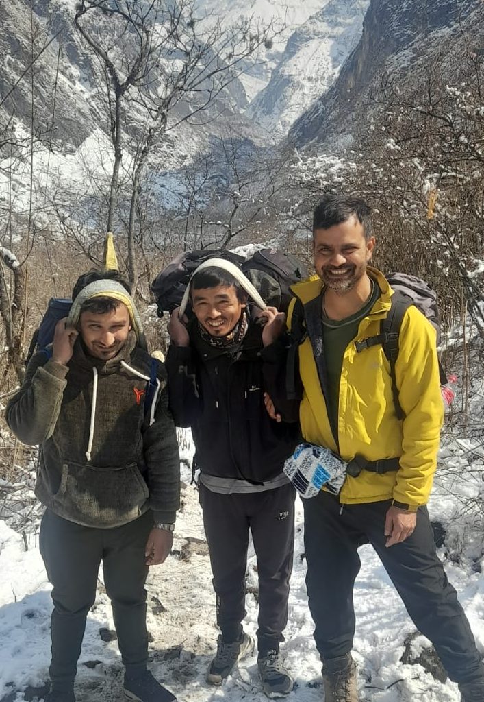 longwalk adventures team enroute to ABC