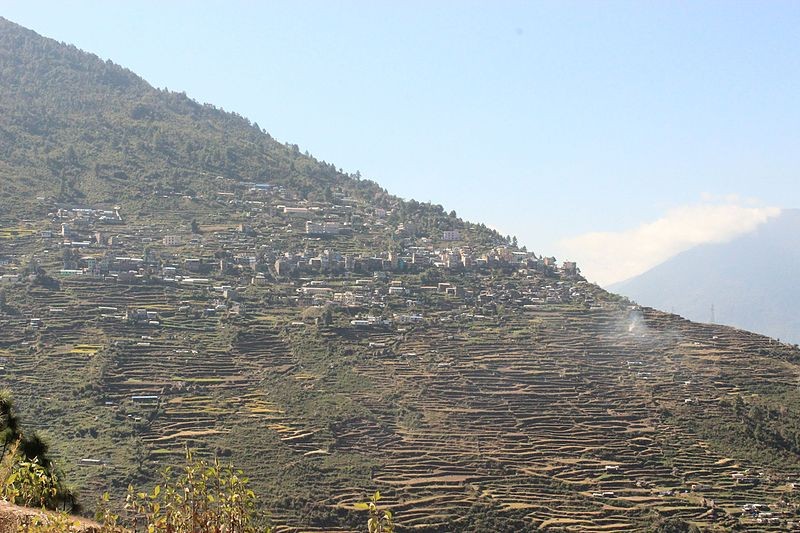 Dhunche-bazar to kathmandu view on gosainkunda-trek